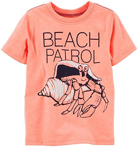 Carter's Baby Boys' Graphic Tee  Baby  - Orange - 3 Months