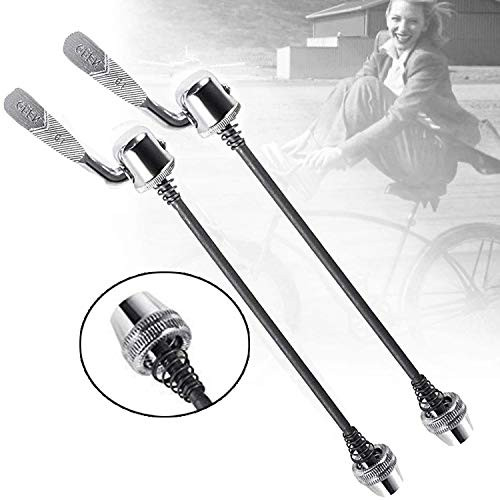 Quick Release Rear Wheel Skewer  Stainless Steel Bicycle Wheel Skewers for Road MTB Bicycle Front and Rear  Clip Bolt Lever Axle Trainer Bicycle Cycling Back Rear Wheel Tire 165mm