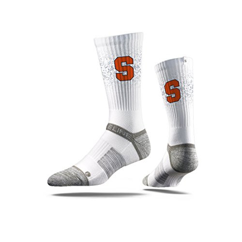 NCAA Men's Syracuse Orange Strideline Crew Socks  White  One Size