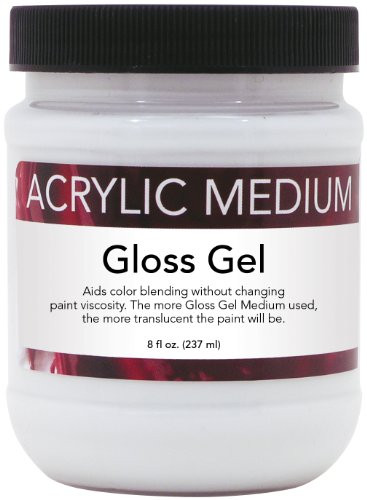 Art Advantage 8-Ounce Acrylic Gloss Gel. Medium