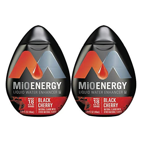 Mio Energy Liquid Water Enhancer Black Cherry 1.62 FL OZ PACK - 2 Mio Energy Liquid Water Enhancer Black Cherry 1.62 FL OZ PACK - 2
