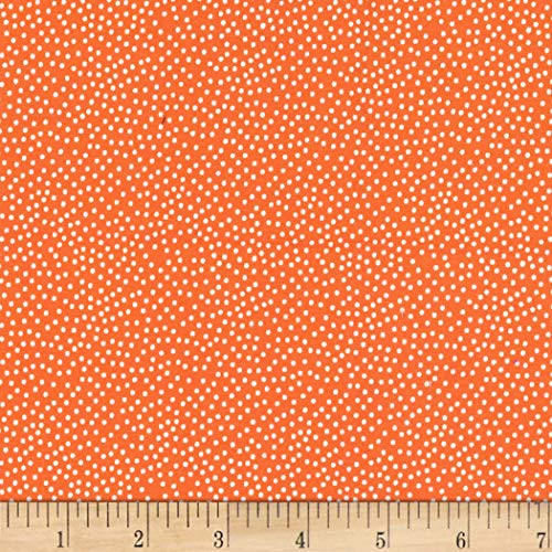 Michael Miller Garden Pindot Quilt Fabric  Orange  Quilt Fabric By The Yard