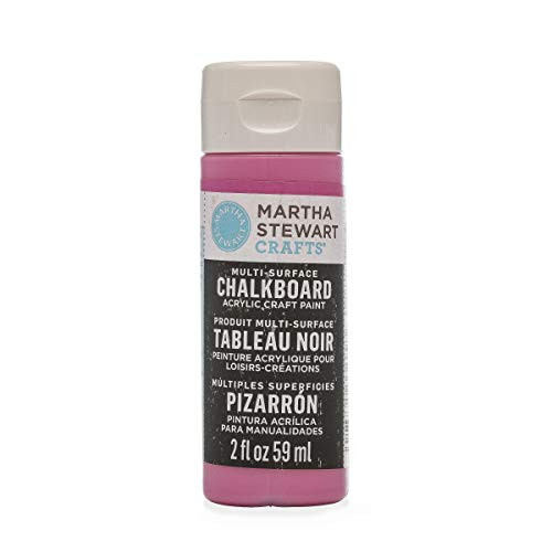 Martha Stewart Crafts Martha Stewart Multi-Surface Raspberry Ice  2 oz Chalkboard Paint