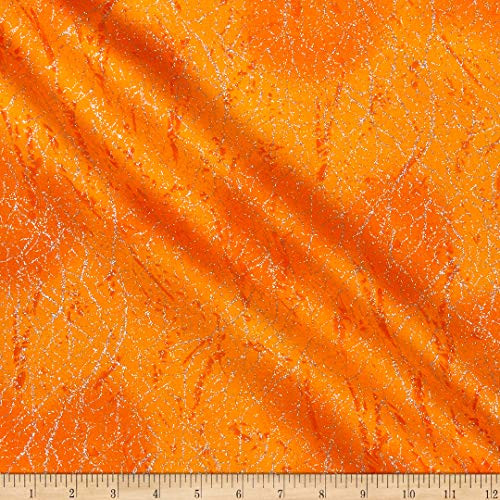 Whistler Studios Diamond Dust Orange Quilt Fabric By The Yard