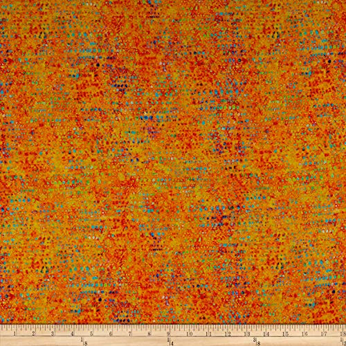 QT Quilt Fabrics Evolution Radiance Paint Splashes Orange