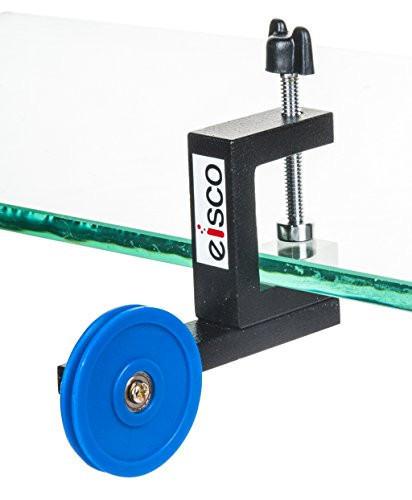 Eisco Labs Pulley Bench Clamp Fitting  Nylon Ball Bearing