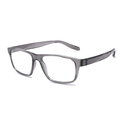 Yuluki Blue Light Blocking Glasses Anti Glare Eyestrain Lightweight TR90 Frame Computer Gaming Eyeglasses Men Women