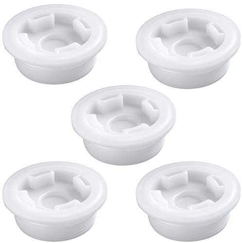 5PCS Bung Cap 2 Poly Plug with Gasket  Poly Buttress Drum Bung for 55 Gallon Plastic Drum  Fine Thread