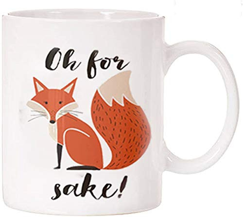 Funny Mugs Fox Mug---Oh for Fox sake---Funny Gifts for Women Boss Friend Employee or Spouse - Perfect Borthday Gift Ceramic Coffee Mug Tea Cup 11Oz Funny Mugs Fox Mug---Oh for Fox sake---Funny Gifts for Women Boss Friend Employee or Spouse - Perfect Borthday Gift Ceramic Coffee Mug Tea Cup 11Oz