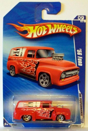 2010 Hot Wheels 107 240 56 Ford  Red 1 64
