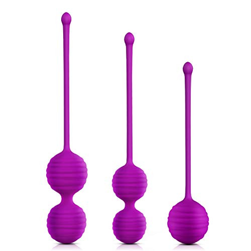 Kegel Balls Exercise 3 Weights for Women Ben Wa Balls Pelvic Floor Tightening Exercises Bladder Control Pelvic Floor Exercises Purple