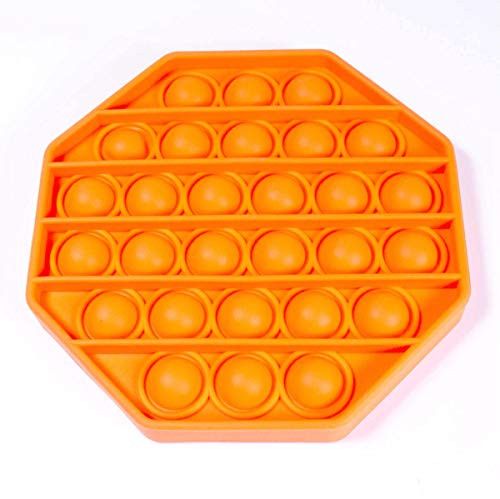 Push Bubble Pop Sensory Autism Fidget Toy Anti-Anxiety Homeschool Office Stress and Anxiety Reliever Silicone Squeeze Octagon Toys Extrusion Bubble Game for The Old and The Young Orange Octagon Push Bubble Pop Sensory Autism Fidget Toy Anti-Anxiety Homeschool Office Stress and Anxiety Reliever Silicone Squeeze Octagon Toys Extrusion Bubble Game for The Old and The Young Orange Octagon