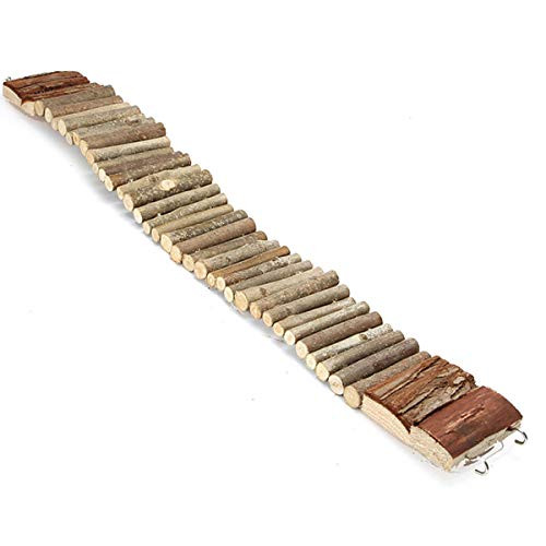 Pet Wooden Climbing Ladder Bridge Hamster Parrot Bird Standing Ladder Hanging Wood Bridge Hamster Blending Climbing Swing Toy Chewing Toy Pet Wooden Climbing Ladder Bridge Hamster Parrot Bird Standing Ladder Hanging Wood Bridge Hamster Blending Climbing Swing Toy Chewing Toy