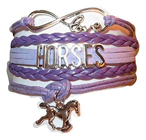 Horse Bracelet Gift for Girls  Horse Jewelry  Infinity Bracelet Horse Charm  Girls Gifts Teen Gifts for pony loving girls  Birthday gifts for girls  horse gifts  Purple Horse Bracelet Gift for Girls  Horse Jewelry  Infinity Bracelet Horse Charm  Girls Gifts Teen Gifts for pony loving girls  Birthday gifts for girls  horse gifts  Purple