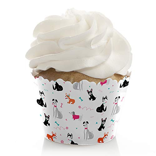 Pawty Like a Puppy Girl - Pink Dog Baby Shower or Birthday Party Decorations - Party Cupcake Wrappers - Set of 12 Pawty Like a Puppy Girl - Pink Dog Baby Shower or Birthday Party Decorations - Party Cupcake Wrappers - Set of 12