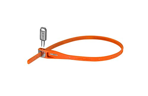 Hiplok Z-lok Armoured Reuseable Tie  single   Orange 40cm