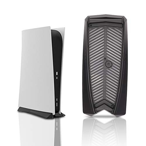 PS5 Vertical Stand  PS5 Stand for PS5 Digital Edition Built-in Cooling Vents and Non-Slip Feet - Black