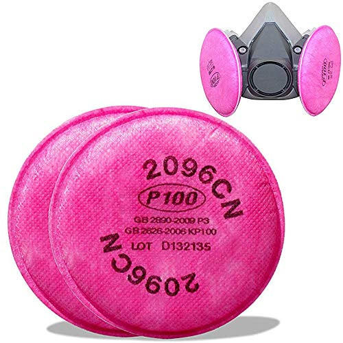 4.3 Inch Particulate Filter Compatible with 2096 P100  Installed on 6000 7000 FF-4 Filter Retainer Use  2PCS
