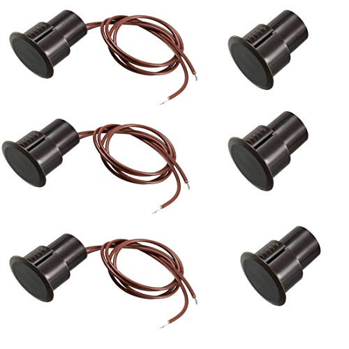 Yohii 3Sets Recessed NC Security Alarm Door Window Contact Sensor Magnetic Reed Switch