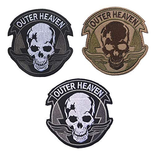 OYSTERBOY Outer Heaven Tactical Patch 3pcs  Hook Backing
