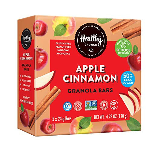 Healthy Crunch Granola Bars  Apple Cinnamon  Single