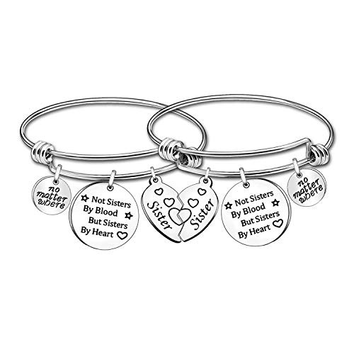 zyx 2Pcs Sisters Bangles Good Friends 