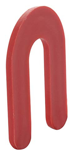 CRL PHS8-XCP100 CRL Red 1 8" x 2" Plastic Horseshoe Shims - pack of 100