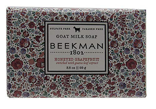 Beekman 1802 Goat Milk Soap 3.5 oz. palm size Honeyed Grapefruit Beekman 1802 Goat Milk Soap 3.5 oz. palm size Honeyed Grapefruit