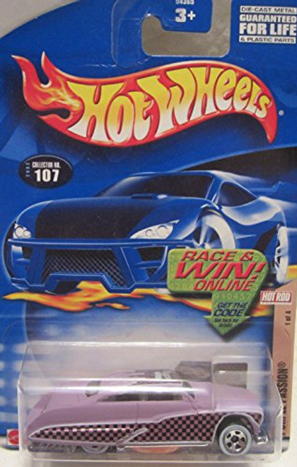 Hot Wheels 2002-107 Purple Passion 1 of 4 Race  and  Win Online Card Hot Wheels 2002-107 Purple Passion 1 of 4 Race  and  Win Online Card