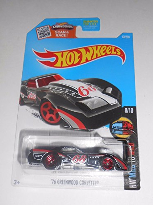 HOT WHEELS '76 GREENWOOD CORVETTE 63 250 BLACK HW MILD TO WILD HOT WHEELS '76 GREENWOOD CORVETTE 63 250 BLACK HW MILD TO WILD