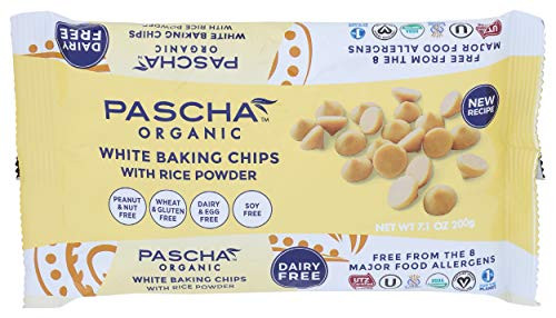 Pascha  Organic White Rice Chocolate Baking Chips  7.1 Ounce