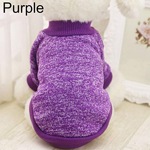 Anniston Dog Clothes Sweater Cute Pet Coat Dog Jacket Winter Clothes Puppy Cat Sweater Clothing Coat Apparel for Your Pet Puppy Small Medium Large Dogs Purple S Anniston Dog Clothes Sweater Cute Pet Coat Dog Jacket Winter Clothes Puppy Cat Sweater Clothing Coat Apparel for Your Pet Puppy Small Medium Large Dogs Purple S