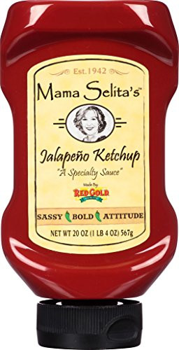 Mama Selita's Jalapeno Ketchup by Red Gold - 20 oz Squeeze Bottle