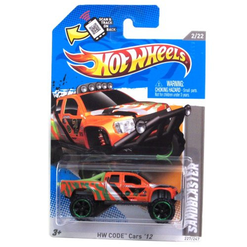 2012 Hot Wheels HW Code Cars 12 Sandblaster 2 22 227 247 Scan  and  track