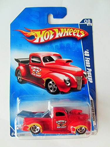Mattel Hot Wheels 2009 Modified Rides - Red 1940 Ford Pickup