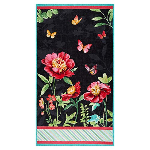 Wilmington Prints Wilmington Pink Garden Large 24'' Panel Fabric  Multi
