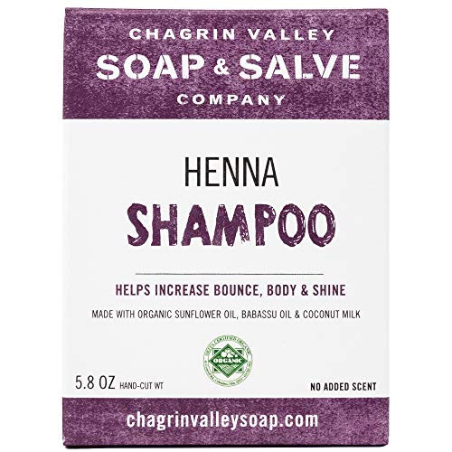 Organic Natural Shampoo Bar Henna Chagrin Valley Soap and Salve Organic Natural Shampoo Bar Henna Chagrin Valley Soap and Salve