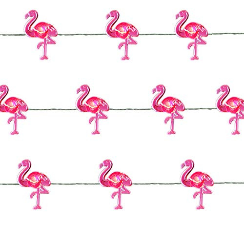 Pink Flamingo Party String Lights Decoration,7.5ft 20LED Tropical Themed Fairy Light Silver Wire for Bedroom Indoor Outdoor Lighting for Patio Halloween Thanksgiving Christmas Party Wedding Decor Pink Flamingo Party String Lights Decoration,7.5ft 20LED Tropical Themed Fairy Light Silver Wire for Bedroom Indoor Outdoor Lighting for Patio Halloween Thanksgiving Christmas Party Wedding Decor