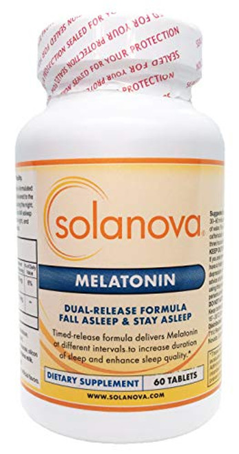 Solanova Dual Release Melatonin 60 Tablets 3 mg Solanova Dual Release Melatonin 60 Tablets 3 mg