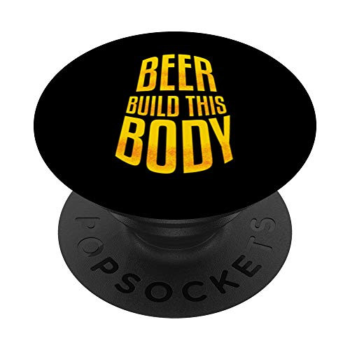 Beer Body Figure Alcoholic Alcohol Holidays Pub Bar Gift PopSockets Grip and Stand for Phones and Tablets