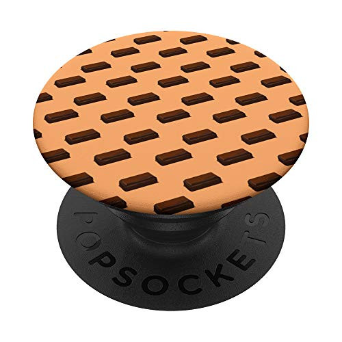 Chocolate Bar Cocoa Lovers Chocoholic Junk Food PopSockets PopGrip  Swappable Grip for Phones  and  Tablets
