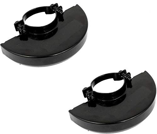 XMHF 2pcs Angle Grinder Metal Safety Guard Protector Wheel Cover Black