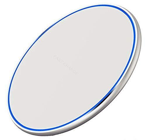 Wireless Charger Qi-Certified 10W Max Fast Wireless Charging Pad Compatible with iPhone SE 11 11 Pro 11 Pro Max XR XS X 8 Samsung Galaxy S20 Note 10 S10 S9 AirPods Pro No AC Adapter Silver Wireless Charger Qi-Certified 10W Max Fast Wireless Charging Pad Compatible with iPhone SE 11 11 Pro 11 Pro Max XR XS X 8 Samsung Galaxy S20 Note 10 S10 S9 AirPods Pro No AC Adapter Silver