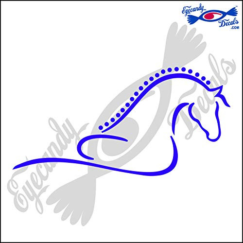 Eyecandy Decals Dressage Horse Rodeo 6" Decal Purple