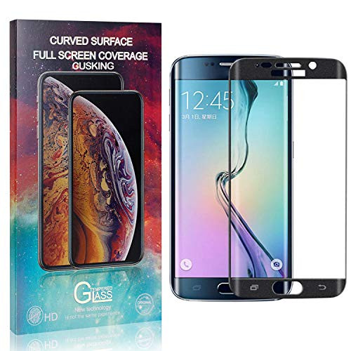 CUSKING Screen Protector for Galaxy S6 Edge  99.9% HD  High Hardness Scratch Resistant Tempered Glass Screen Protector Compatible with Samsung Galaxy S6 Edge  1 Pack