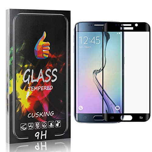 CUSKING Screen Protector for Galaxy S6 Edge Plus  9H Hardness Tempered Glass  Ultra Clear Screen Protector for Samsung Galaxy S6 Edge Plus  Abrasion Resistance  1 Pack