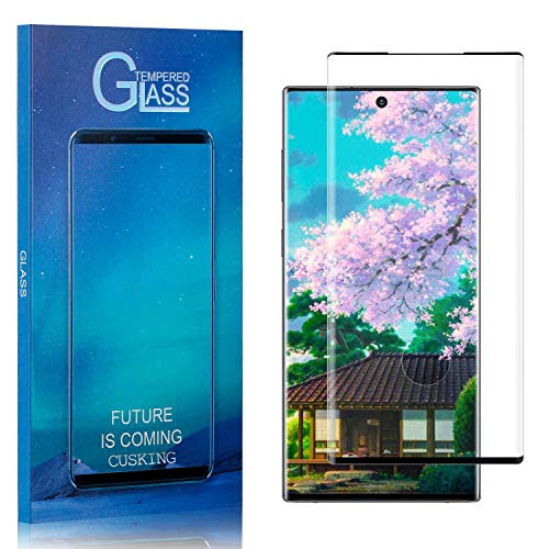 Tempered Glass Screen Protector for Galaxy Note 10 Plus  CUSKING 9H Hardness HD Screen Protector Film for Samsung Galaxy Note 10 Plus  Ultra Thin  Shock Absorbent  1 Pack