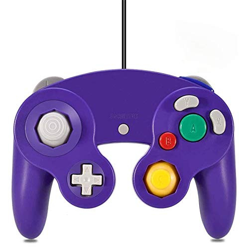 Gamecube Controller  Classic Wired Controller for Wii Nintendo Gamecube  Purple