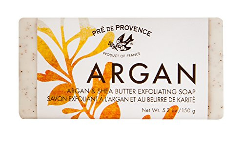 2 Pack Pre De Provence French Argan Exfoliating Shea Butter Bar Soaps 150g Gram 5.2 Ounce