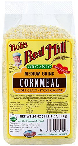 Bob's Red Mill Organic Cornmeal Medium - 24 oz.
